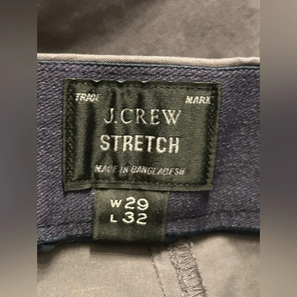 J. Crew Men’s 484 Slim-fit tech pant Slate Gray Size 29x32